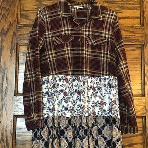 Mystree flowy button down